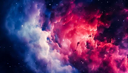 Foto op Aluminium The nebula background in outer space is scattered with stars which looks very amazing. galaxy star universe background © Iwankrwn