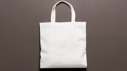 Tote bag blanc, sac en coton. Mock-up pour branding, merchandising, business. Entreprise, travail. Marque, logo. Pour conception et création graphique.