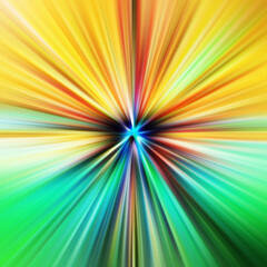 Obraz premium Colorful zoom motion effect. Abstract background. Color lines. Colored texture backdrop and banner. Multi color gradient pattern and textured wallpaper.