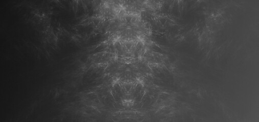 black and white smoke. Background for design, print and graphic resources.  Blank space for inserting text.