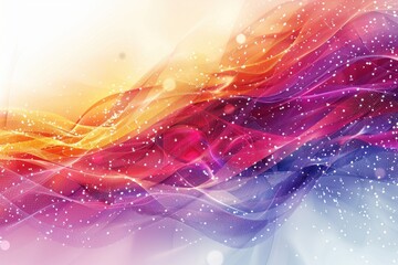 Abstract digital wallpapers, 3d luxury premium background, colorful flowing curved waves - 788691044