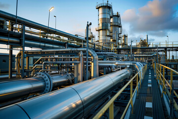 Chemical Plant Factory Industrial Oil Petroleum Refinery