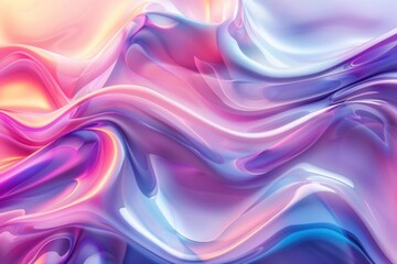Abstract 3d luxury premium background, colorful flowing curved waves, golden accent, lighting effect - 788691629