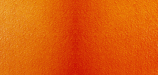 Texture of bright orange watercolor paper. Background for design, print and graphic resources.  Blank space for inserting text. - obrazy, fototapety, plakaty