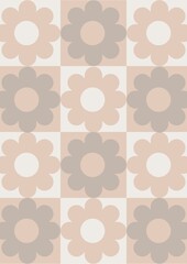 70s 60s Retro pastel colors background, Modern Summer Digital Paper, Seventies Hippie Summer Groovy Background, Wall Poster background print