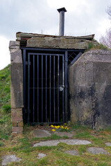Fortifications and bunkers from the Napoleonic era in the Dutch fort known as Dirks Admiraal in Den...