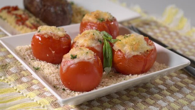 meat, lunch, tomato, delicious, food, salty, farofa, beautiful