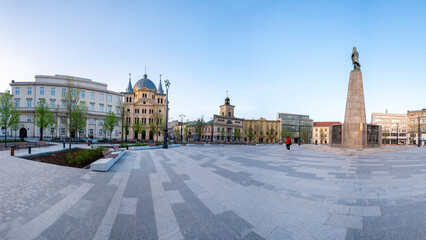 The city of Łódź - view of Freedom Square. - 788721847