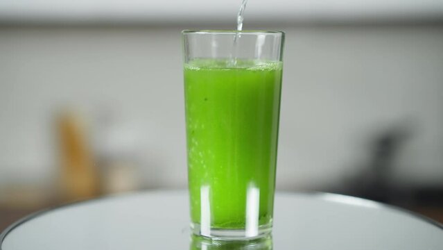 Green Juice Meets Water in Refreshing Pour