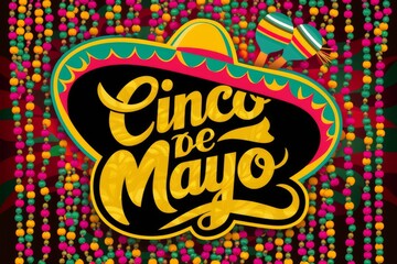 Colorful Cinco De Mayo Sign