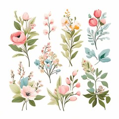 Discover the joy of blooming art with serene flower paintings. Explore our captivating illustrations