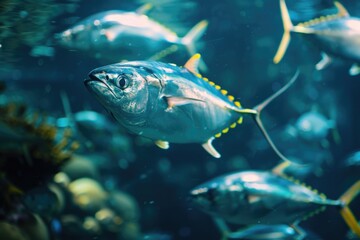 Fototapeta premium Celebrating World Tuna Day with photos.