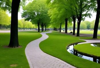 Fototapeta premium path in the park