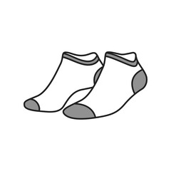 Socks Vector, Socks Outline, Socks Vector, Pair of Socks, Socks Silhouette, Socks Icon, Vector Illustration Background	