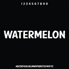 playful retro layered font colorful display typeface alphabet set vector