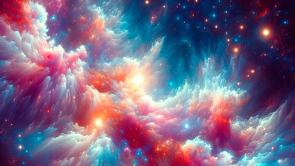 Obraz na płótnie Canvas Stary night cosmos.Colorful space galaxy cloud nebula.