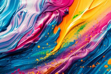 Chromatic echoes. Abstract waves in motion