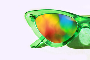 fashionable sunglasses close - up. fashion photo
