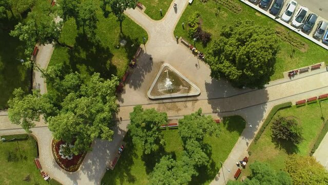 Kaczynski Square Green Market Wloclawek Zielony Rynek Aerial View Poland