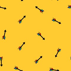 Rainbow lgbt arrows seamless love pride hearts pattern for wrapping paper and textiles and party accessories