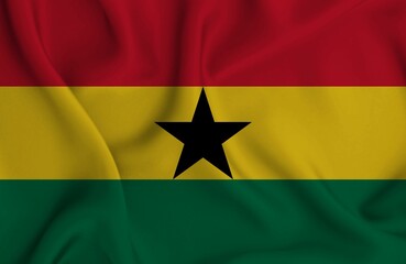 Flag of Ghana, Ghana Flag, Vector, PNG, Rectangle, Star, Red green yellow color