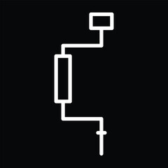 carpenter hand drilling tool icon