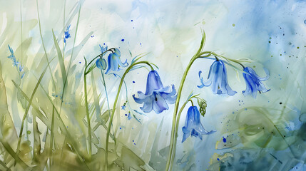 Delicate Bluebells