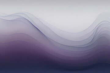 Obraz premium Wave cut horizontally through stark midnight blue gives way to a soft grey mist gradually bleeding into an ethereal violet, flowing backdrop textures overlaid by subtle color gradients