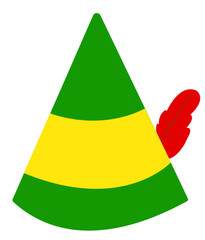 buddy elf in men is a simple clip art vector illustration
