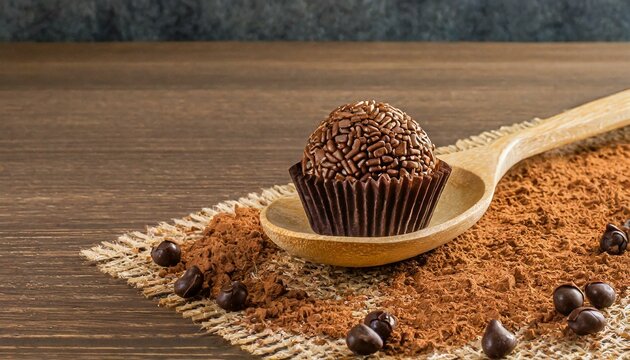 Brigadeiro. Doce Brasileiro. Comida Brasileira. Sobremesa. 