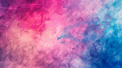Obraz premium Abstract watercolor and acrylic art with smear brush strokes. Background via color texture.