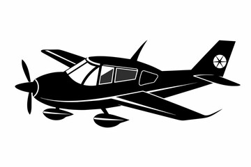 Fototapeta na wymiar air taxi silhouette vector illustration