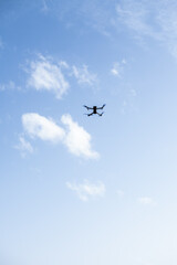 Clear skies and calm winds create ideal environment for flawless drone operation.