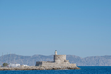 Festung Agios Nikolaos mit Leuchtturm, Rhodos - 788808238