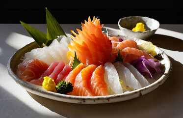 Sashimi giapponese, piatto orientale