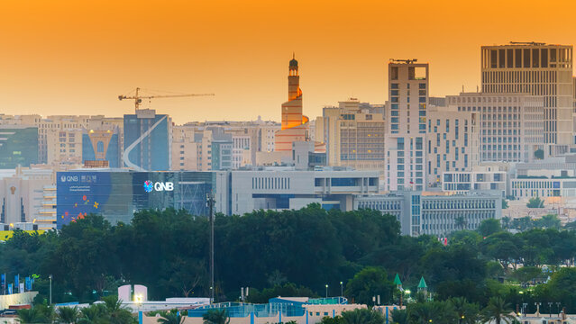 al mana, al mana tower, arab, arabia, architecture, bay, building, buildings, business, capital, center, city, cityscape, coast, coastline, color, construction, contemporary, district, doha, downtown,