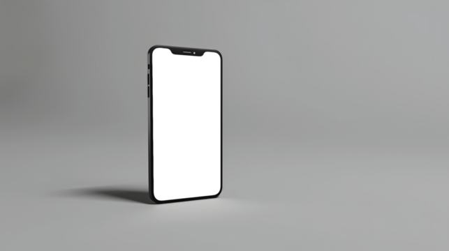 Standing smartphone with a minimalist approach with the transparent screen: easy modification