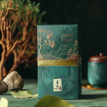Emerald Elegance: Yuhua Tea's Unique Packaging