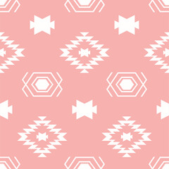 Southwest Aztec Patterns. Seamless Elegance for Interior Design