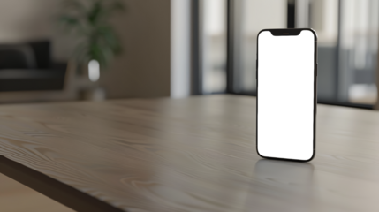 Standing smartphone with a minimalist approach with the transparent screen: easy modification
