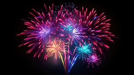 Fireworks light up the sky in a dazzling display of color and light. The perfect way to celebrate any special occasion.