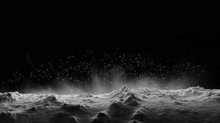 The surface of the moon is a vast and desolate landscape.