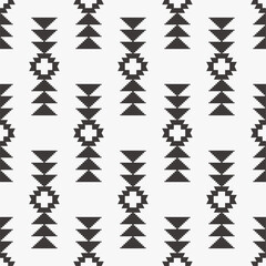 Southwest Aztec Patterns. Seamless Elegance for Interior Design