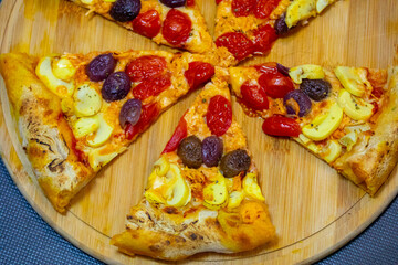 The wonderful and most perfect Brazilian artisanal pizza