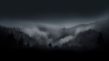 Foggy Mountains in the Dark