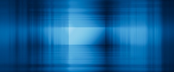 3d render, abstract blue geometric background, empty stage
