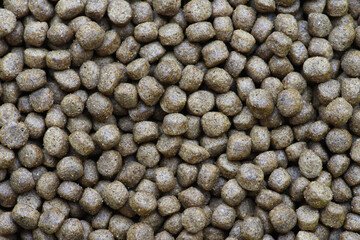 Texture of animal food for fish eating plants . fish feed and animal feed .  catfish fish pellets   .