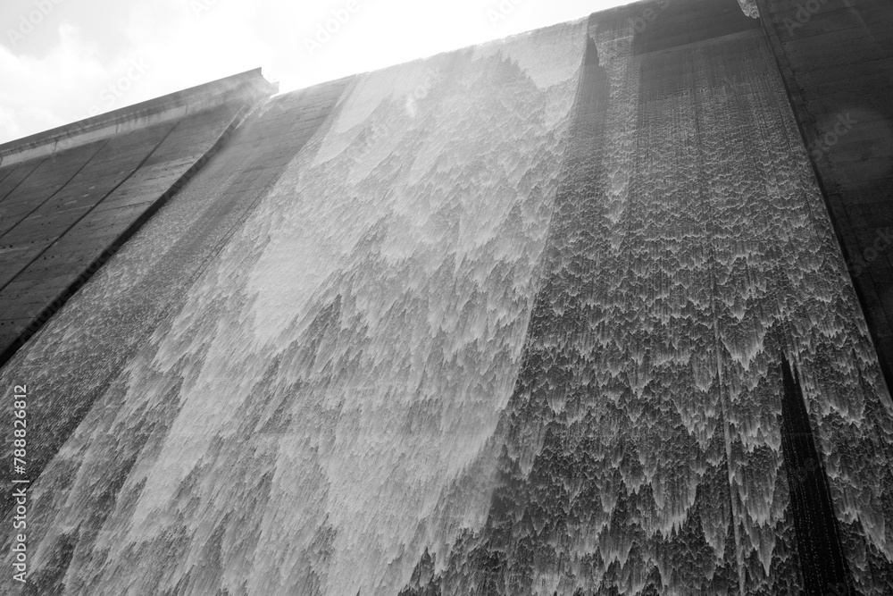 Wall mural bootwood dam rishworth uk