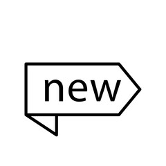 New label tag icon PNG