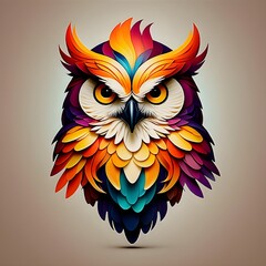 Fototapeta premium owl on a tree